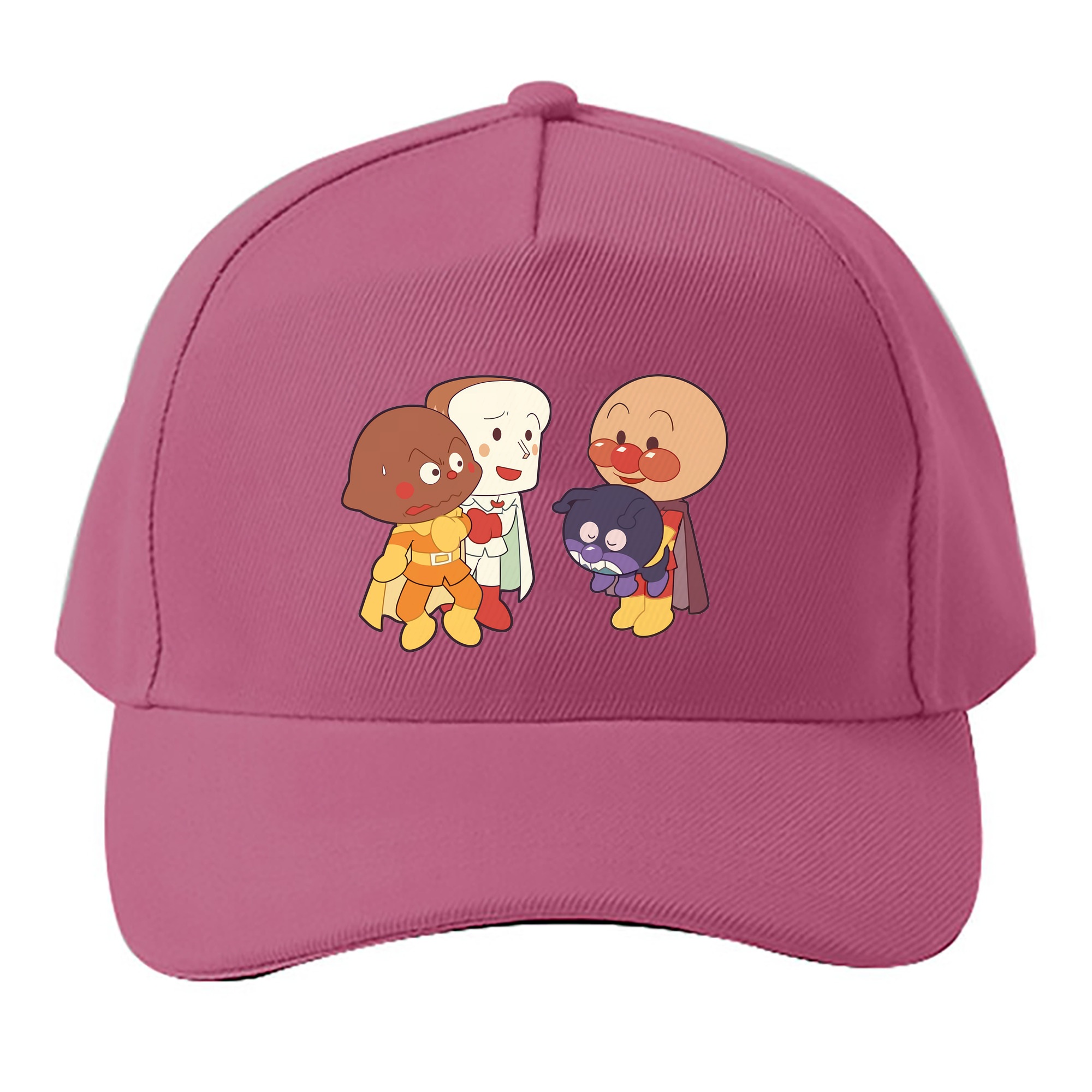 （画像用） アンパンマン Anpanman ベースボールキャップ 綿100％ 男女兼用 帽子 スポーツ